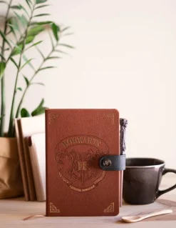 Caderno A5 com Caneta Varinha - Harry Potter