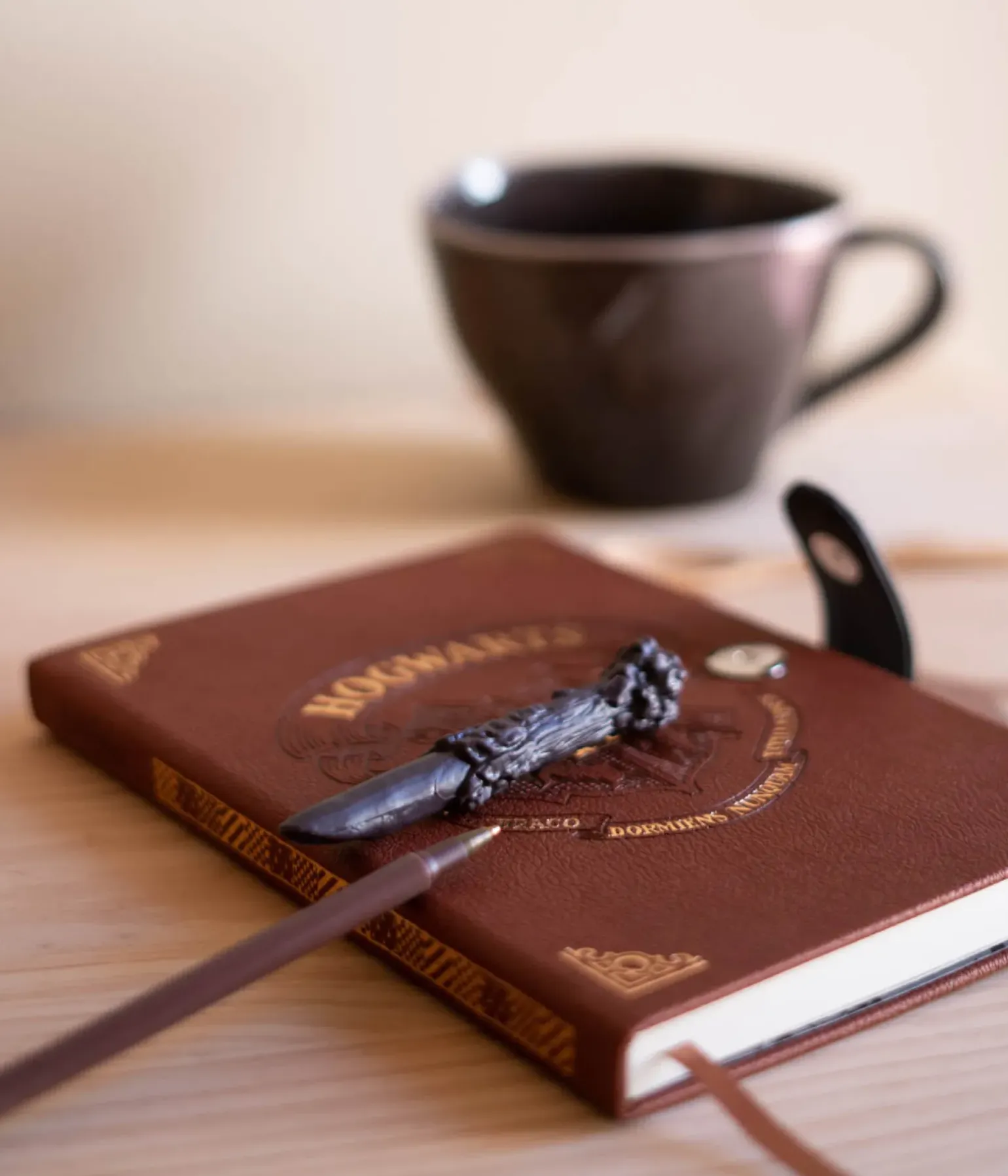 Caderno A5 com Caneta Varinha - Harry Potter