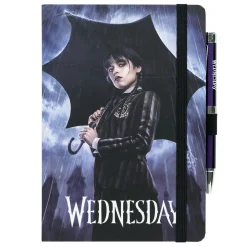 Caderno A5 Com Caneta - Wednesday