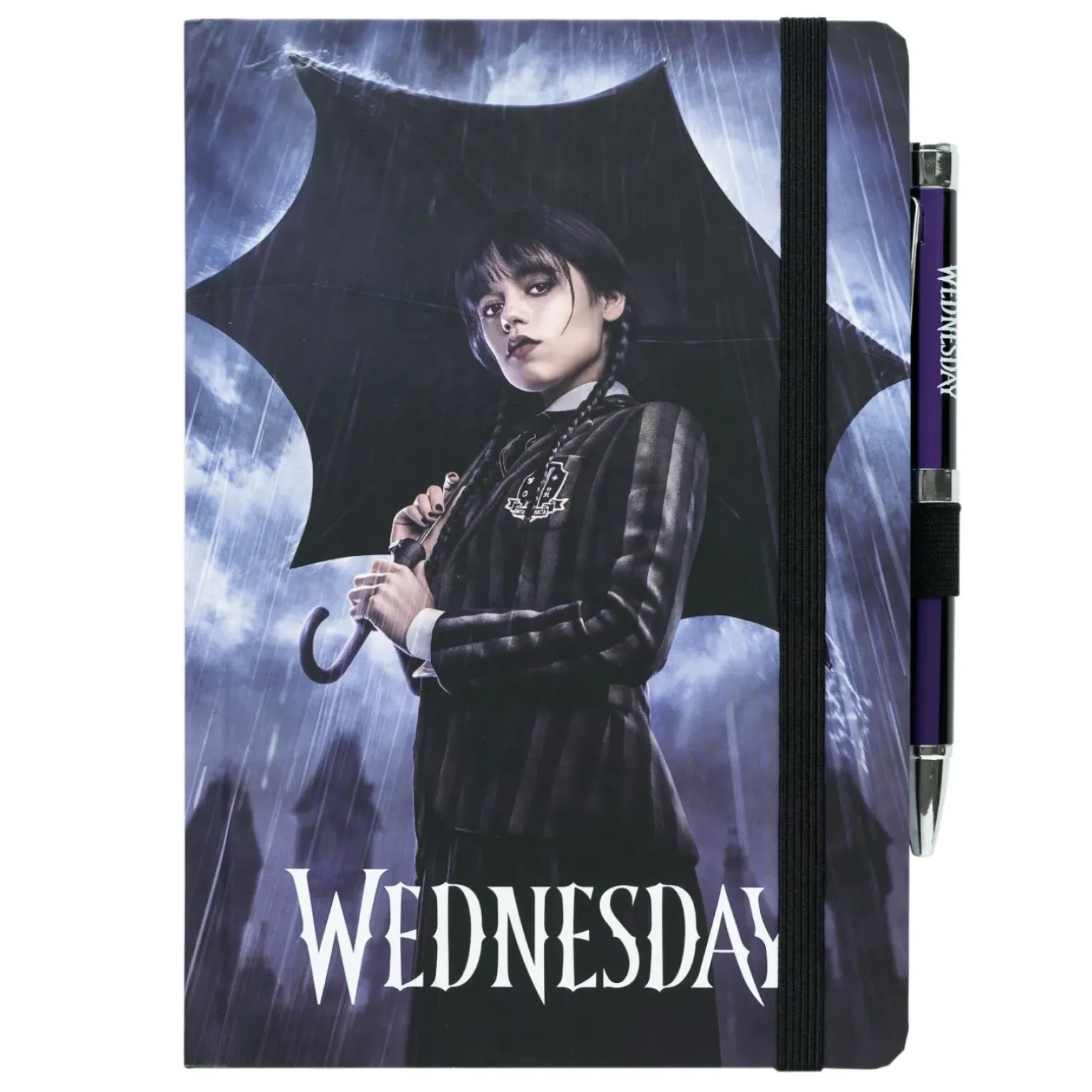 Caderno A5 Com Caneta - Wednesday