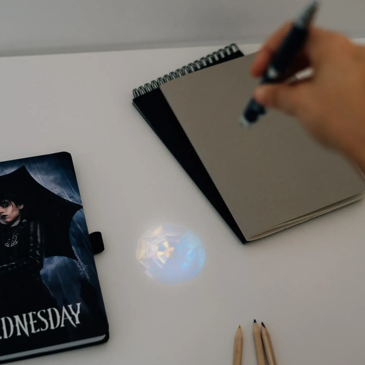 Caderno A5 Com Caneta - Wednesday