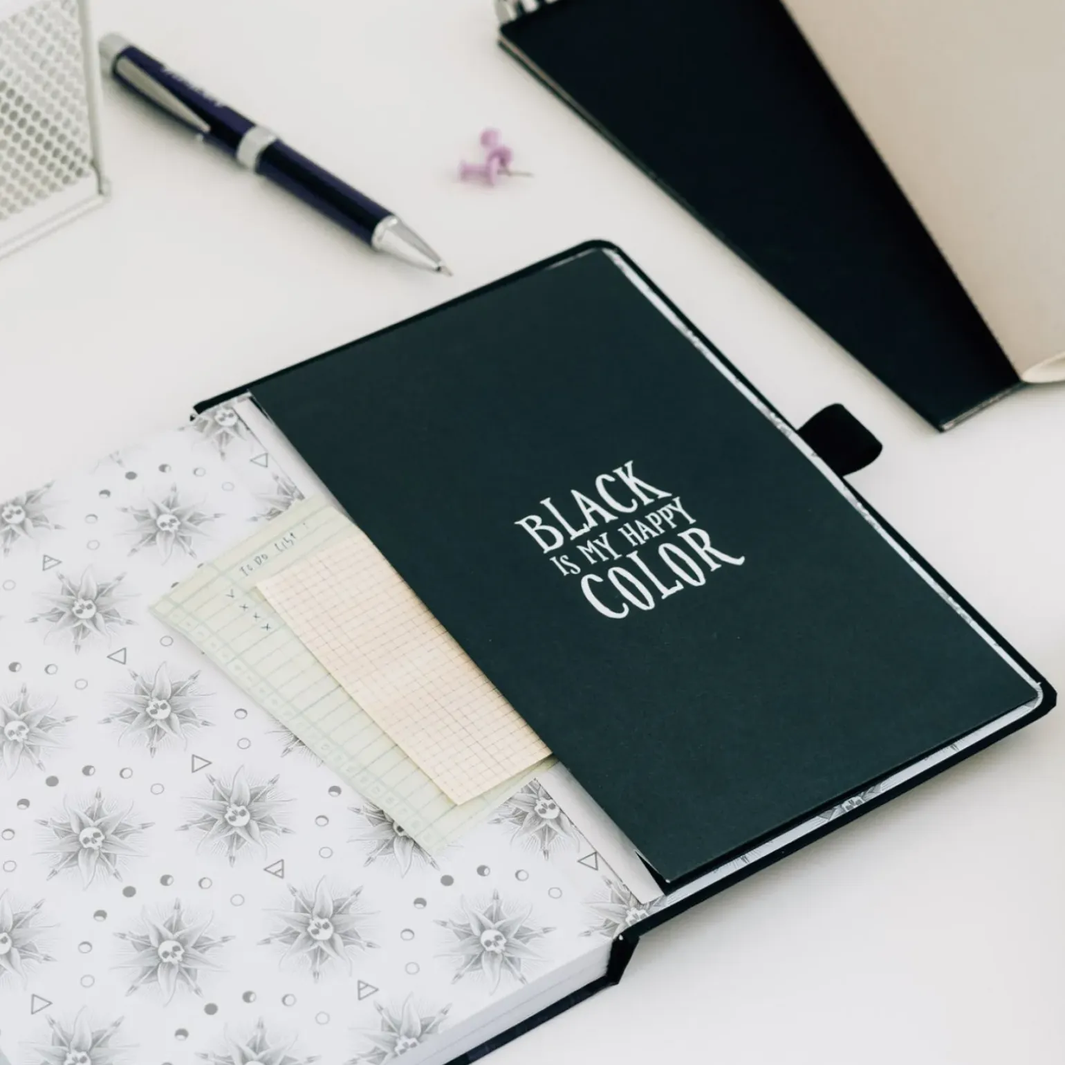 Caderno A5 Com Caneta - Wednesday