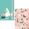 Caderno A5 com Elástico Sortido - Puppies