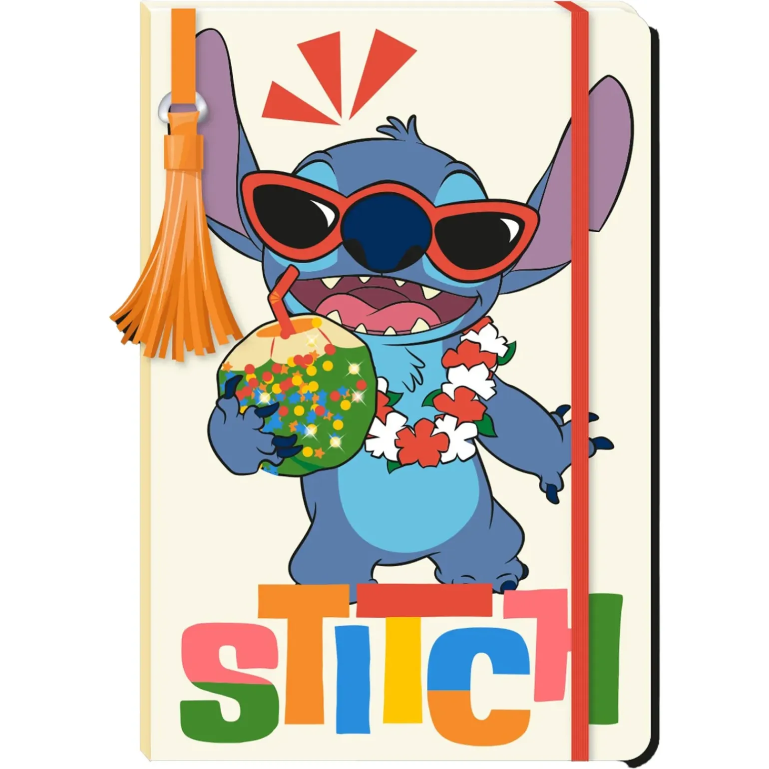 Caderno A5 Com Glitter Stitch