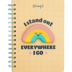 Caderno A5 3D - I Stand Out Everywhere