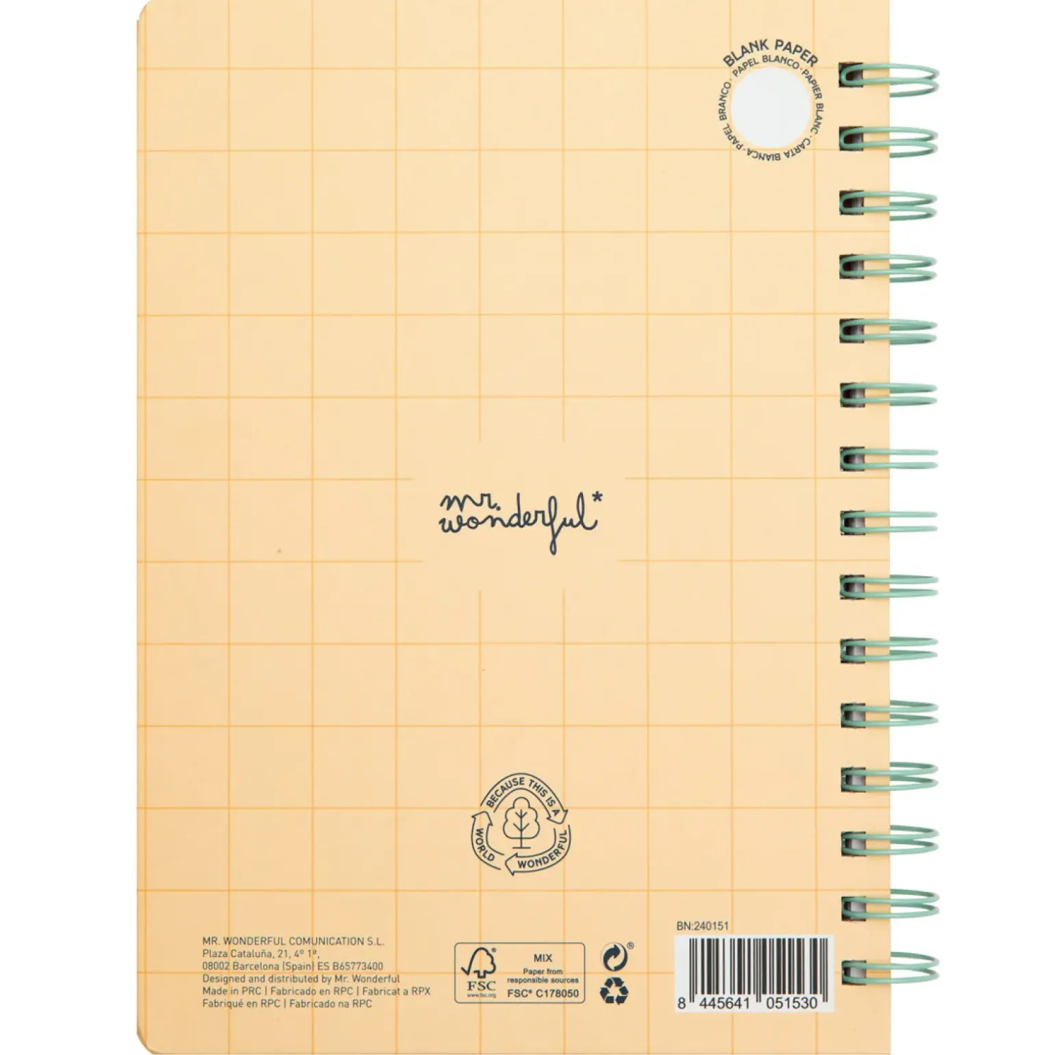 Caderno A5 3D - I Stand Out Everywhere