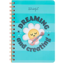 Caderno A5 - Dreaming, Creating, Shining