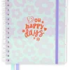 Caderno A5 Espiral - 4 Em 1 Happy Days