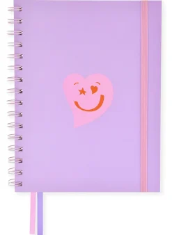 Caderno A5 Espiral - Happy Days Purple