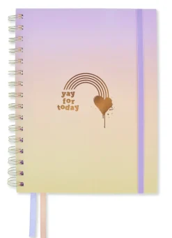 Caderno A5 Espiral - Sunset Love Heart
