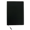 Caderno Agrafado A5 Capa Dura com Elástico Liso Preto Note!