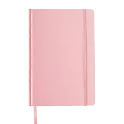 Caderno Agrafado A5 Capa dura Com Elástico Pastel
