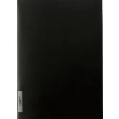 Caderno Agrafado A4 Capa Preta com Plástico 80 Folhas Quadriculado Note!