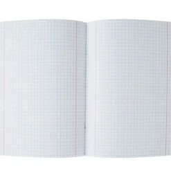 Caderno Agrafado A4 Capa Preta com Plástico 80 Folhas Quadriculado Note!