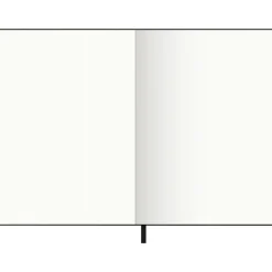 Caderno Agrafado A5 Capa Soft com Elástico Liso Preto Note!