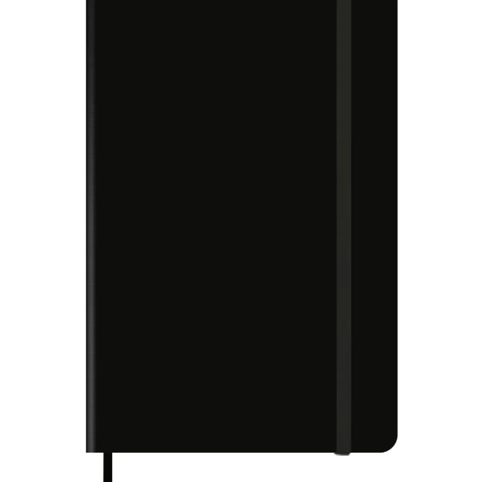 Caderno Agrafado A5 Capa Soft com Elástico Pautado Preto Note!