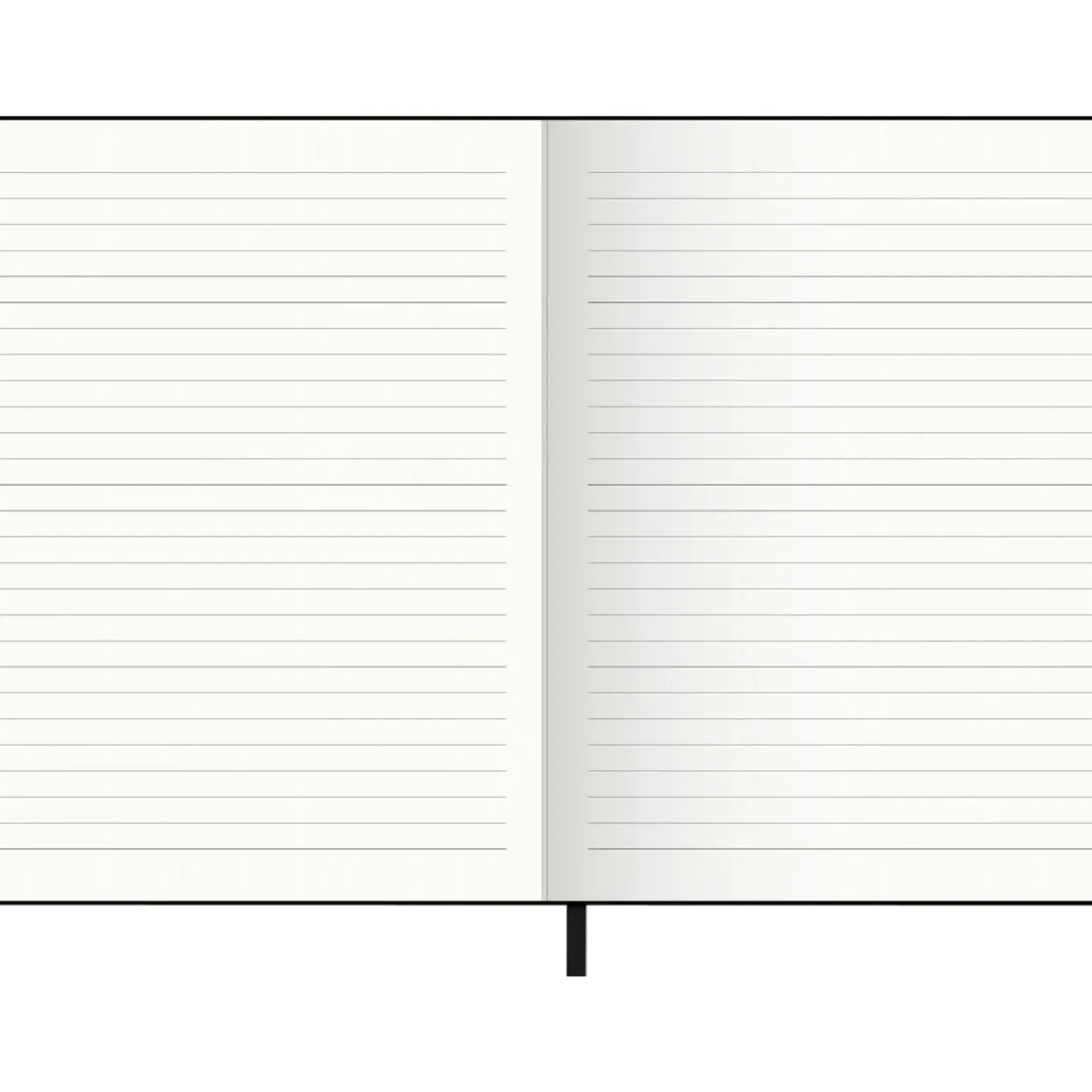 Caderno Agrafado A5 Capa Soft com Elástico Pautado Preto Note!