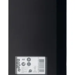 Caderno Agrafado A5 Flex 48 Folhas 90g Pautado Preto Note!