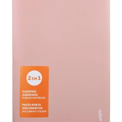 Caderno Agrafado A4 48 Folhas 2Em1 Pastel Note!