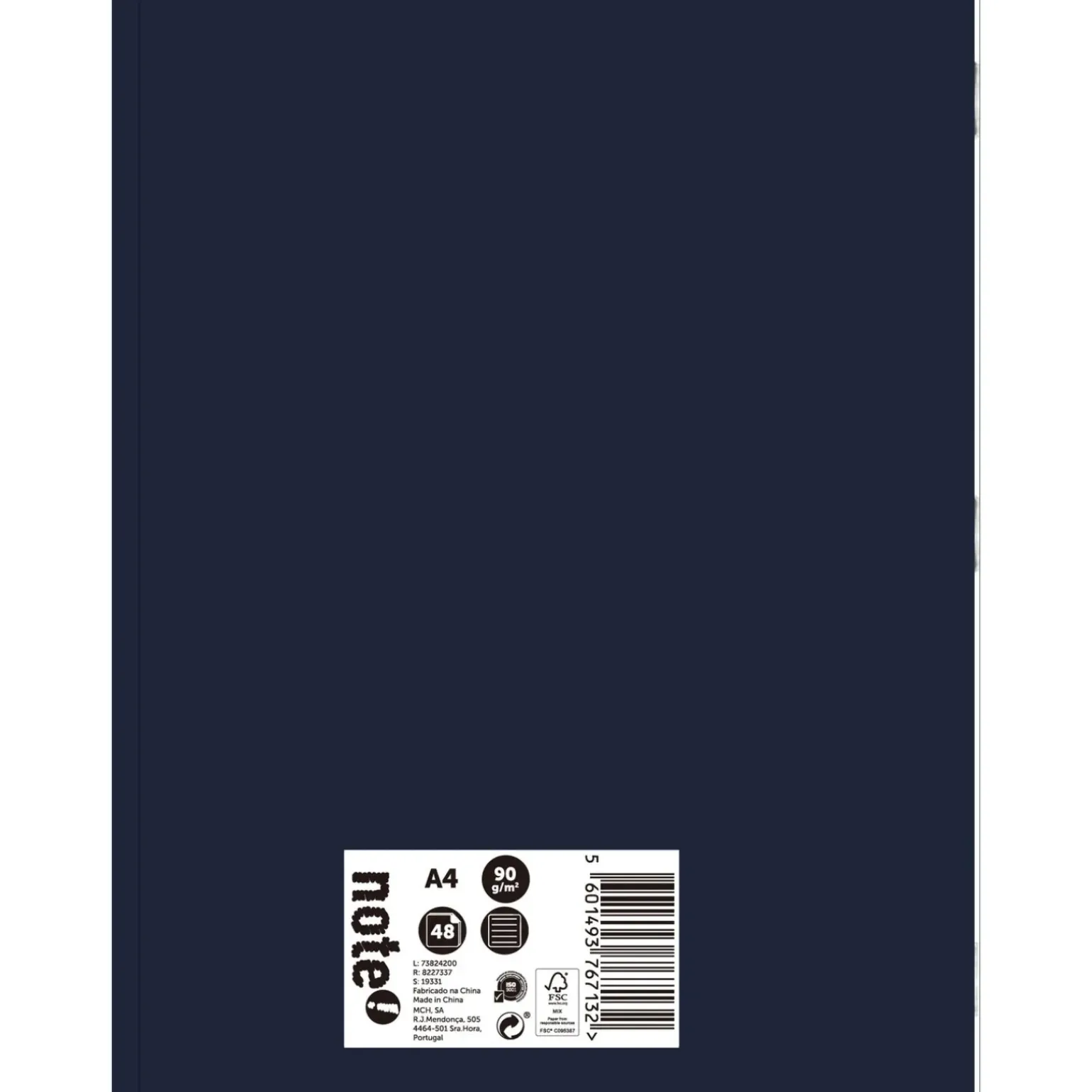 Caderno Agrafado A4 48 Folhas Pautado 2Em1 Note!