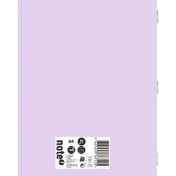 Caderno Agrafado A4 48 Folhas Pautado 2Em1 Pastel Note!