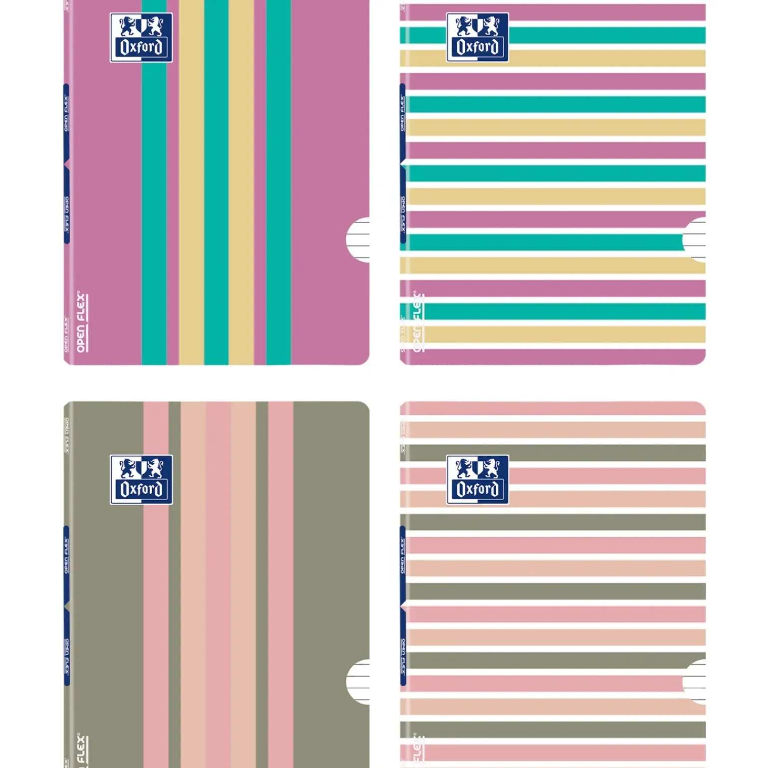 Caderno Agrafado A4 Openflex 48 Folhas 90G Preto Colour Block