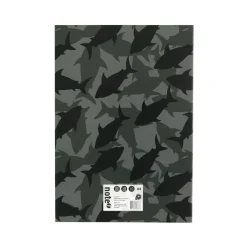 Caderno Agrafado A4 Preto 40 Folhas 60G Beach/Retro