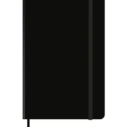 Caderno Agrafado B5 Capa dura com Elástico Pautado Preto Note!