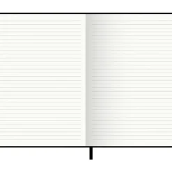 Caderno Agrafado B5 Capa dura com Elástico Pautado Preto Note!
