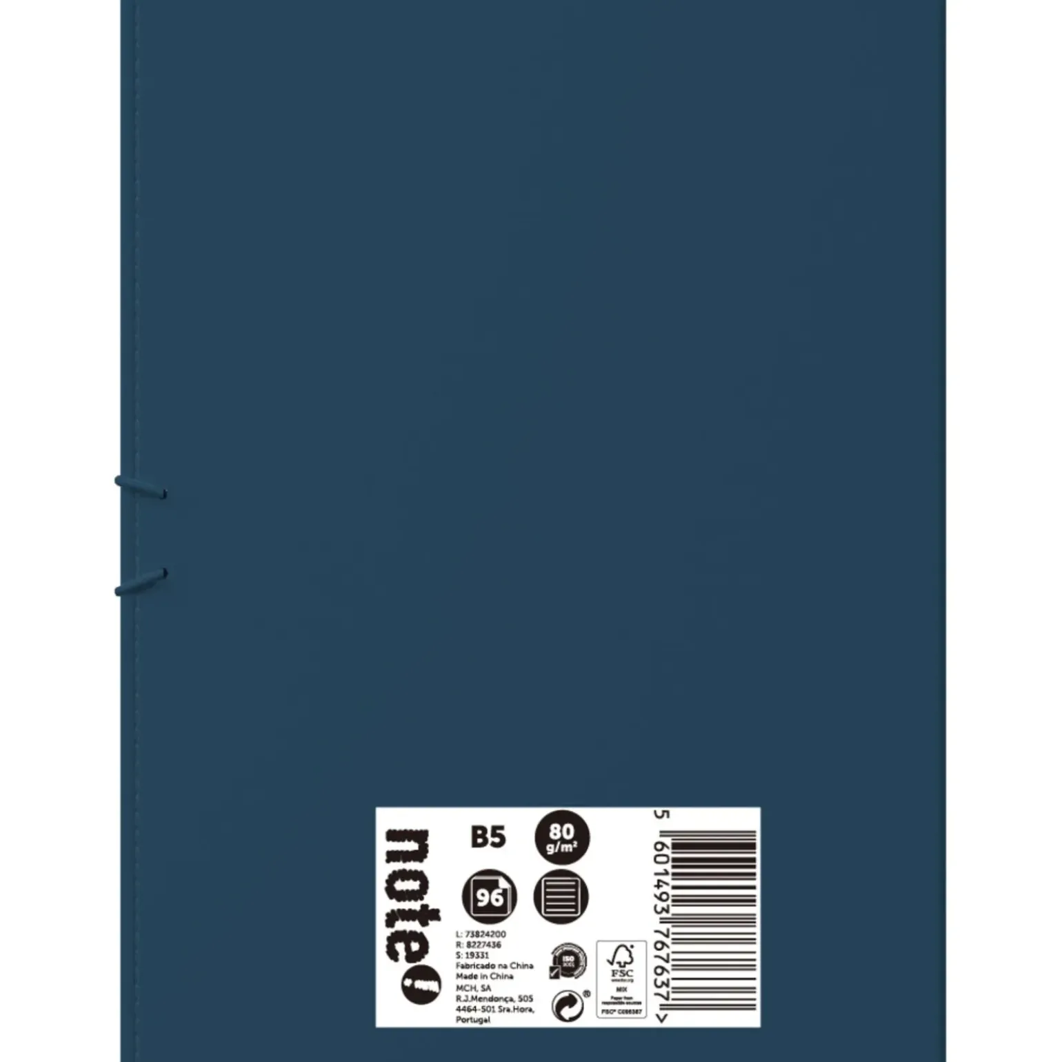 Caderno Agrafado B5 96 Folhas 80G Pautado Universitário Note!
