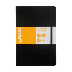 Caderno Agrafado com Elástico A5 Pautado