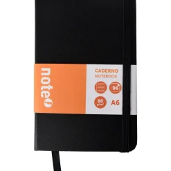 Caderno Agrafado com Elástico A6 Pautado