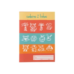 Caderno Agrafado 2 Linhas A5 Pautado