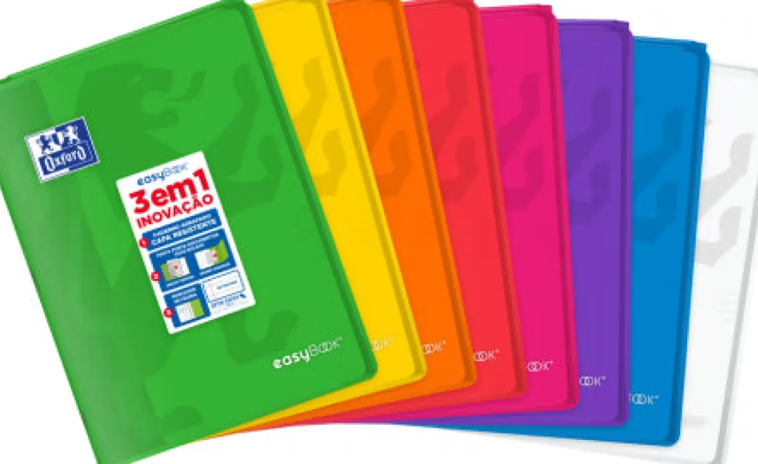 Caderno Agraf A4 Preto Easybook 3Em1 Oxford