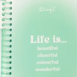 Caderno A5 - Life Is Beautiful
