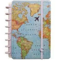 Caderno A5 Mapa Mundi A5 Edição Especial Gocase
