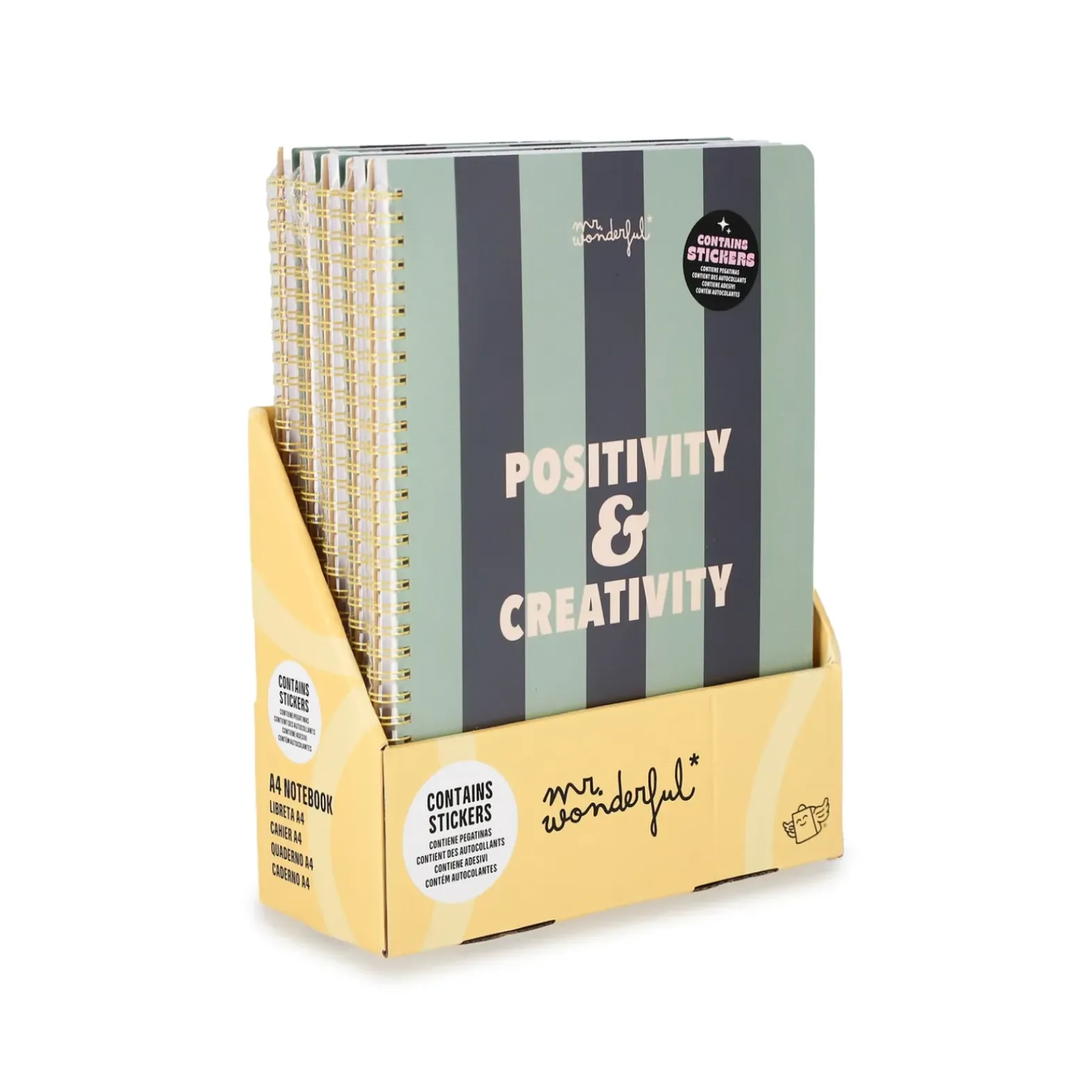 Caderno A4 - Positivity & Creativity