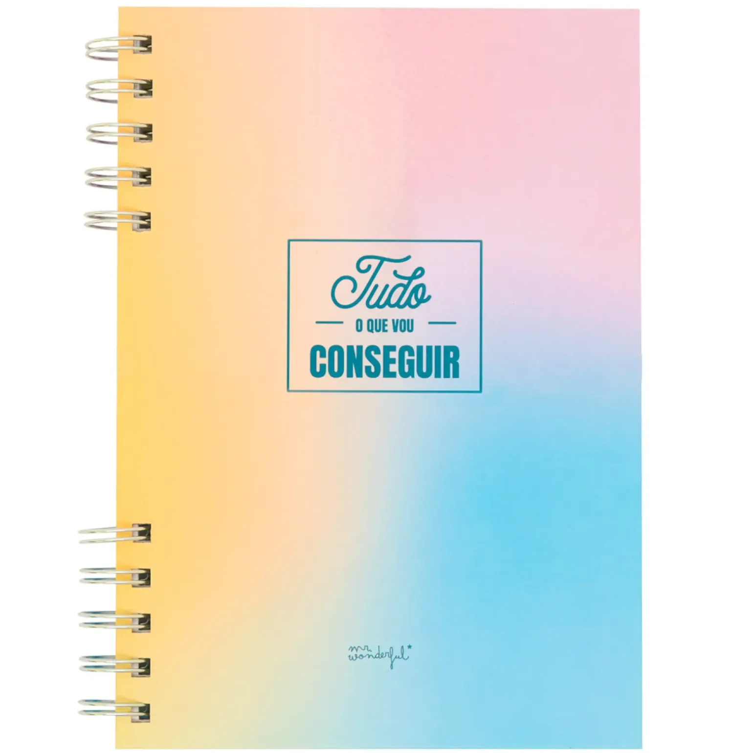 Caderno A5 Rosa - Tudo O Que Vou Conseguir