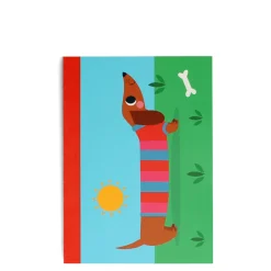 Caderno A6 - Sausage Dog