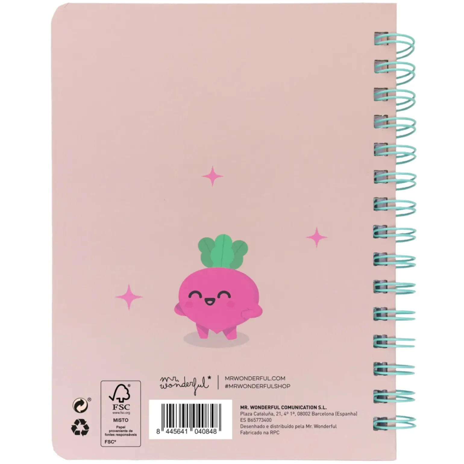 Caderno A5 Squishy - Beterraba