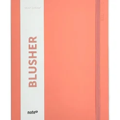 Caderno B5 Com Elástico Pautada 80 Folhas Your Colour Peach