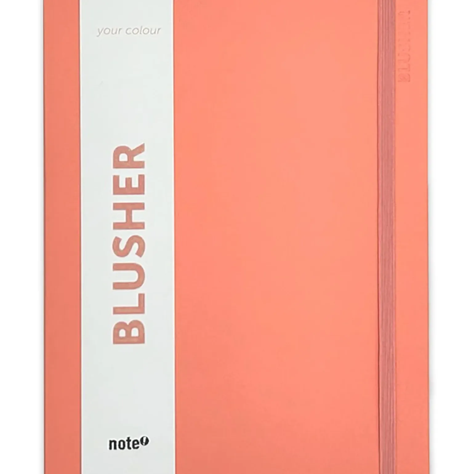 Caderno B5 Com Elástico Pautada 80 Folhas Your Colour Peach