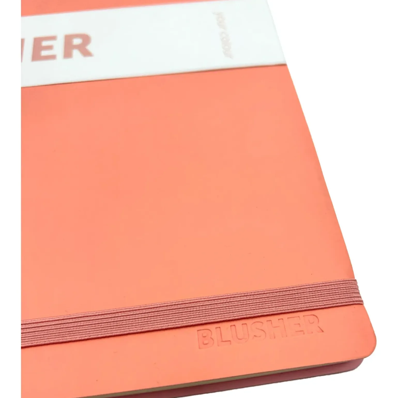 Caderno B5 Com Elástico Pautada 80 Folhas Your Colour Peach
