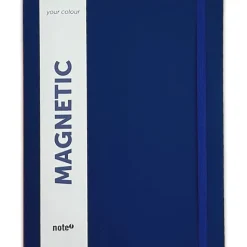 Caderno B5 Com Elástico Pautado 80 Folhas Your Colour Azul Note