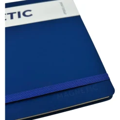 Caderno B5 Com Elástico Pautado 80 Folhas Your Colour Azul Note