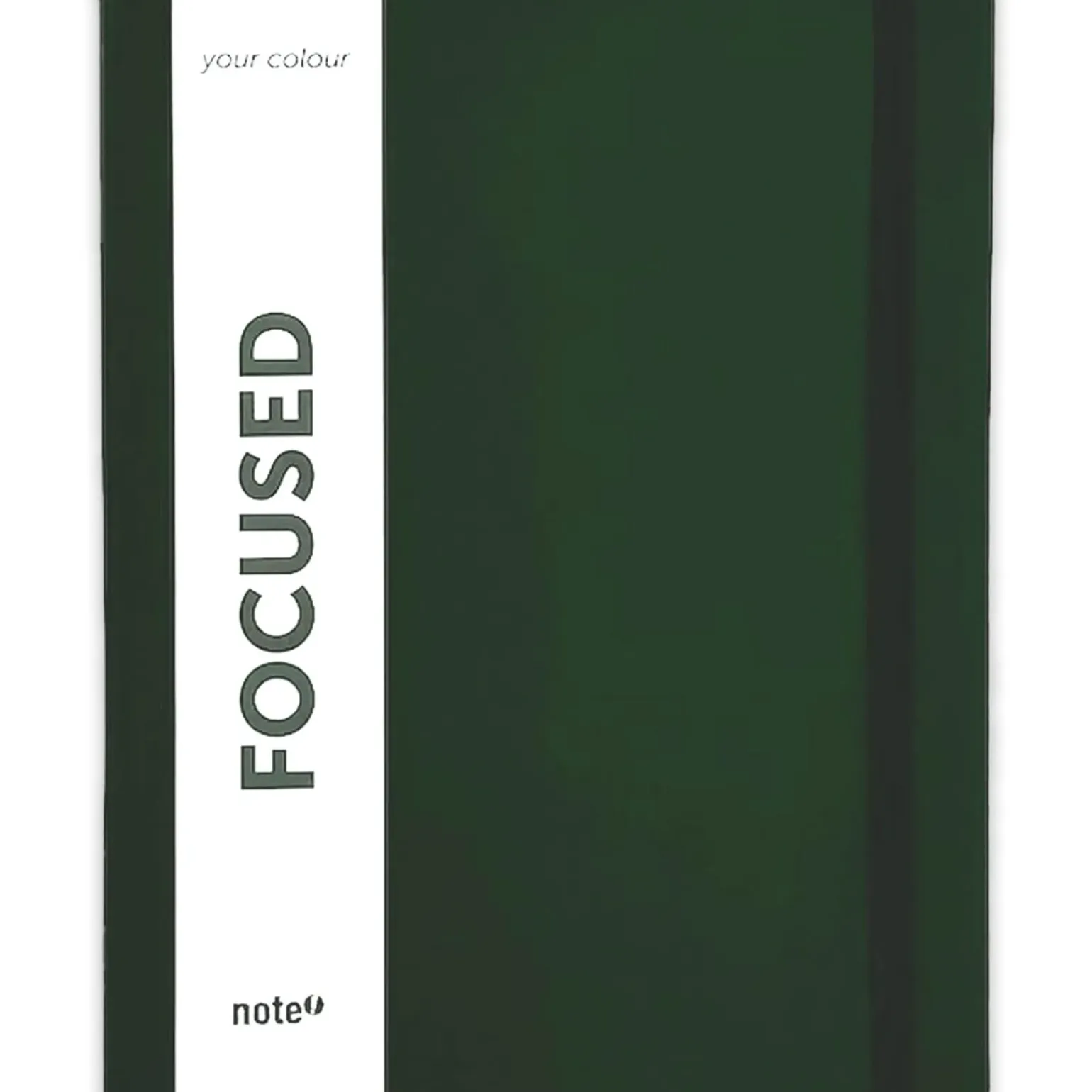 Caderno B5 Com Elástico Pautado 80 Folhas Your Colour Verde Note