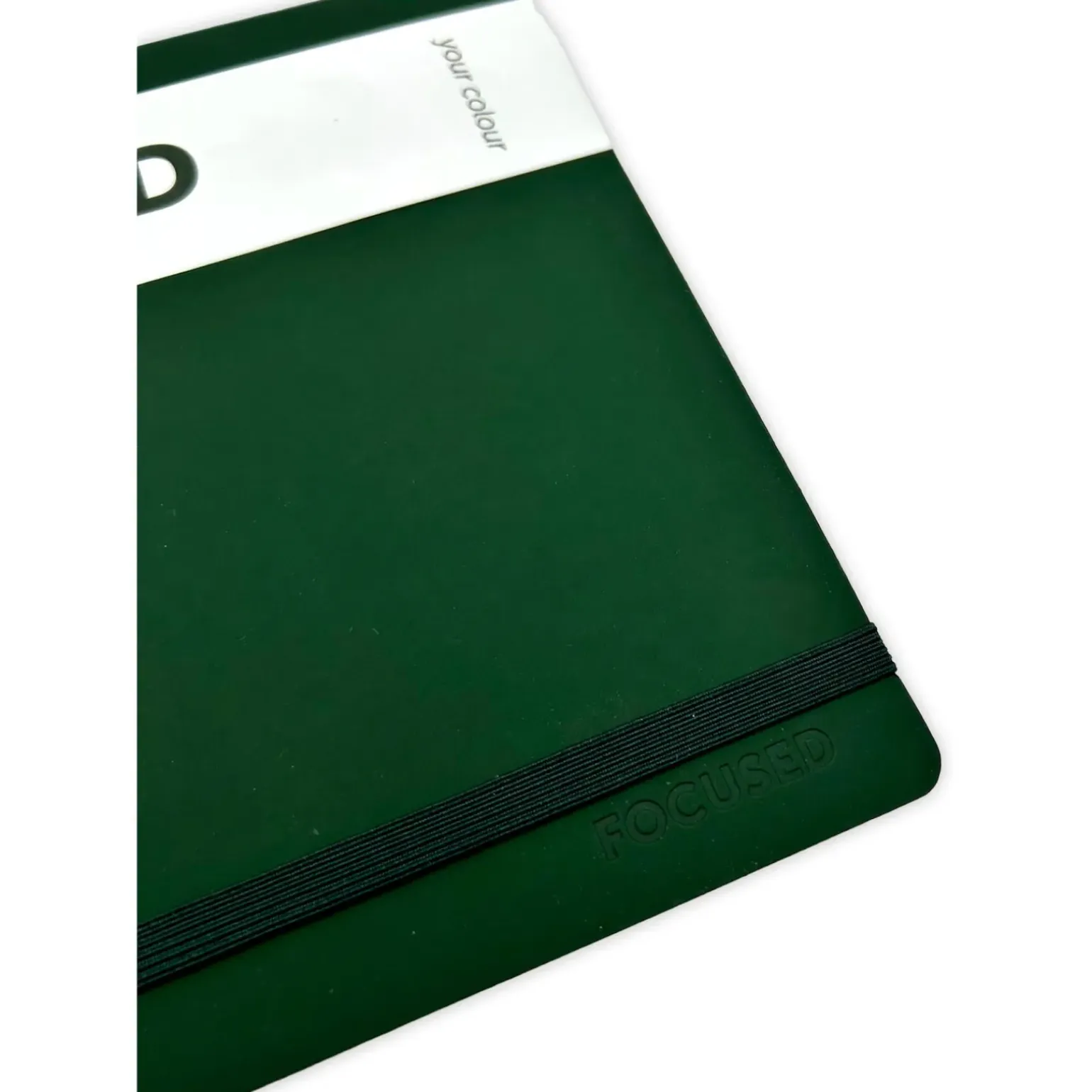 Caderno B5 Com Elástico Pautado 80 Folhas Your Colour Verde Note