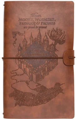 Caderno Capa Couro - Harry Potter
