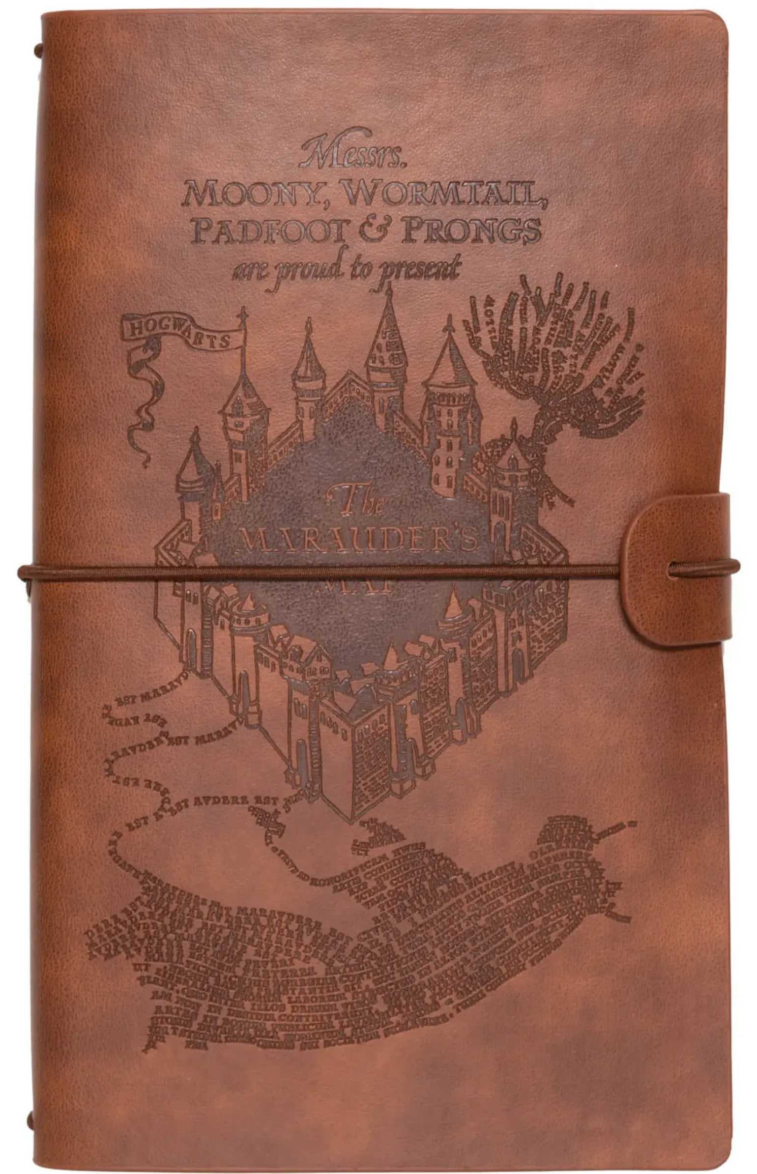 Caderno Capa Couro - Harry Potter