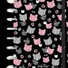 Caderno De Discos A5 Pautado - Black Miau